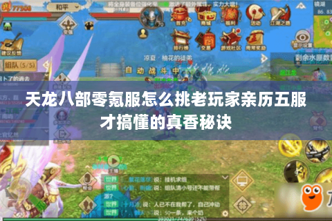 天龙八部零氪服怎么挑老玩家亲历五服才搞懂的真香秘诀 天龙八部零氪服怎么挑老玩家亲历五服才搞懂的真香秘诀