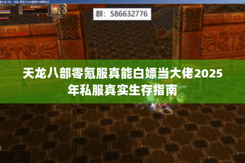 天龙八部零氪服真能白嫖当大佬2025年私服真实生存指南 天龙八部零氪服真能白嫖当大佬2025年私服真实生存指南