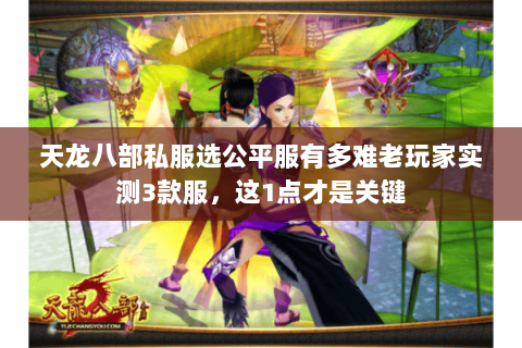天龙八部私服选公平服有多难老玩家实测3款服,这1点才是关键 天龙八部私服选公平服有多难老玩家实测3款服,这1点才是关键