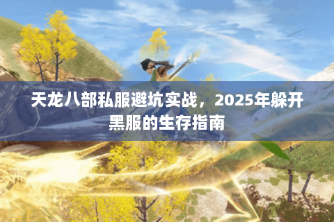 天龙八部私服避坑实战,2025年躲开黑服的生存指南 天龙八部私服避坑实战,2025年躲开黑服的生存指南