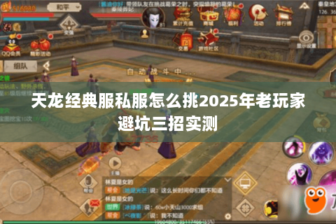 天龙经典服私服怎么挑2025年老玩家避坑三招实测 天龙经典服私服怎么挑2025年老玩家避坑三招实测