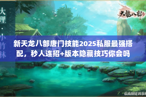 新天龙八部唐门技能2025私服最强搭配,秒人连招+版本隐藏技巧你会吗 新天龙八部唐门技能2025私服最强搭配,秒人连招+版本隐藏技巧你会吗