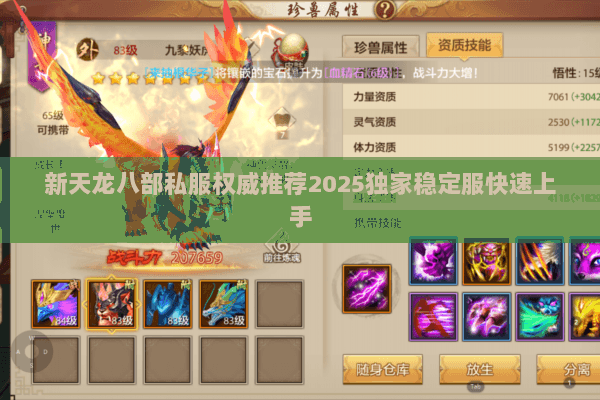 新天龙八部私服权威推荐2025独家稳定服快速上手 新天龙八部私服权威推荐2025独家稳定服快速上手