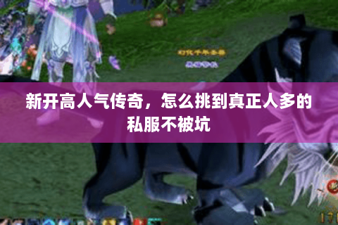 新开高人气传奇，怎么挑到真正人多的私服不被坑