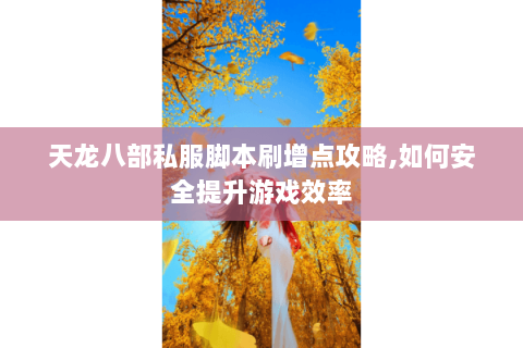 天龙八部私服脚本刷增点攻略,如何安全提升游戏效率 天龙八部私服脚本刷增点攻略,如何安全提升游戏效率