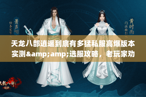 天龙八部逍遥到底有多猛私服高爆版本实测&选服攻略,老玩家劝你别乱玩 天龙八部逍遥到底有多猛私服高爆版本实测&选服攻略,老玩家劝你别乱玩