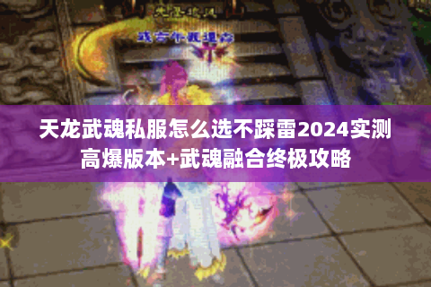天龙武魂私服怎么选不踩雷2024实测高爆版本+武魂融合终极攻略 天龙武魂私服怎么选不踩雷2024实测高爆版本+武魂融合终极攻略