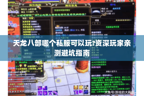 天龙八部哪个私服可以玩?资深玩家亲测避坑指南 天龙八部哪个私服可以玩?资深玩家亲测避坑指南