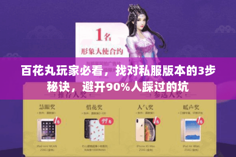 百花丸玩家必看,找对私服版本的3步秘诀,避开90%人踩过的坑 百花丸玩家必看,找对私服版本的3步秘诀,避开90%人踩过的坑