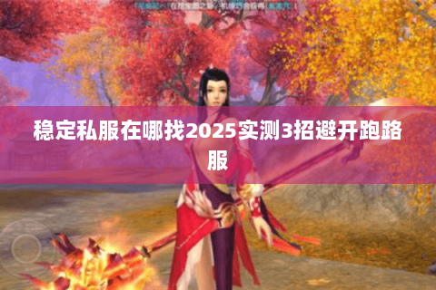 稳定私服在哪找2025实测3招避开跑路服 稳定私服在哪找2025实测3招避开跑路服