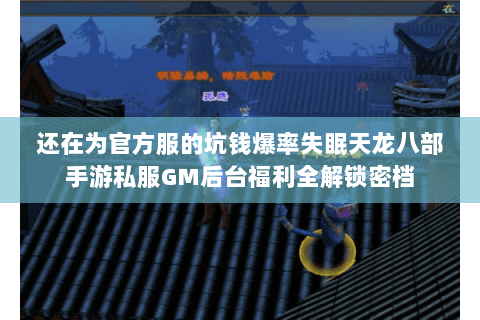 还在为官方服的坑钱爆率失眠天龙八部手游私服GM后台福利全解锁密档 还在为官方服的坑钱爆率失眠天龙八部手游私服GM后台福利全解锁密档
