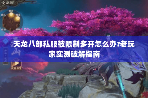 天龙八部私服被限制多开怎么办?老玩家实测破解指南 天龙八部私服被限制多开怎么办?老玩家实测破解指南