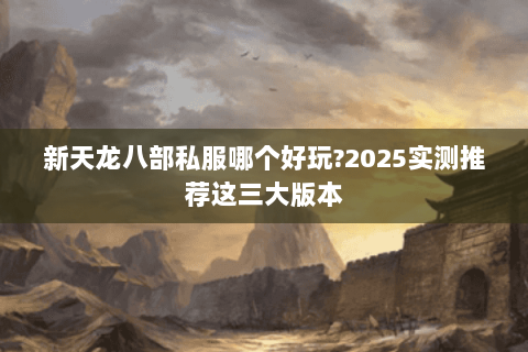 新天龙八部私服哪个好玩?2025实测推荐这三大版本 新天龙八部私服哪个好玩?2025实测推荐这三大版本
