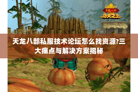 天龙八部私服技术论坛怎么找资源?三大痛点与解决方案揭秘 天龙八部私服技术论坛怎么找资源?三大痛点与解决方案揭秘