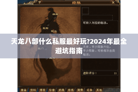 天龙八部什么私服最好玩?2024年最全避坑指南