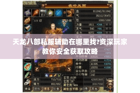 天龙八部私服辅助在哪里找?资深玩家教你安全获取攻略 天龙八部私服辅助在哪里找?资深玩家教你安全获取攻略