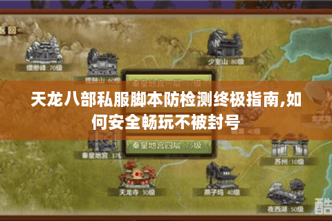 天龙八部私服脚本防检测终极指南,如何安全畅玩不被封号