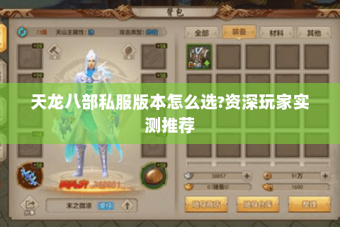 天龙八部私服版本怎么选?资深玩家实测推荐 天龙八部私服版本怎么选?资深玩家实测推荐