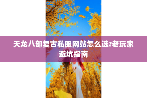 天龙八部复古私服网站怎么选?老玩家避坑指南 天龙八部复古私服网站怎么选?老玩家避坑指南