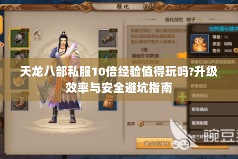 天龙八部私服10倍经验值得玩吗?升级效率与安全避坑指南 天龙八部私服10倍经验值得玩吗?升级效率与安全避坑指南