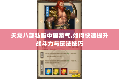 天龙八部私服中国蓄气,如何快速提升战斗力与玩法技巧 天龙八部私服中国蓄气,如何快速提升战斗力与玩法技巧