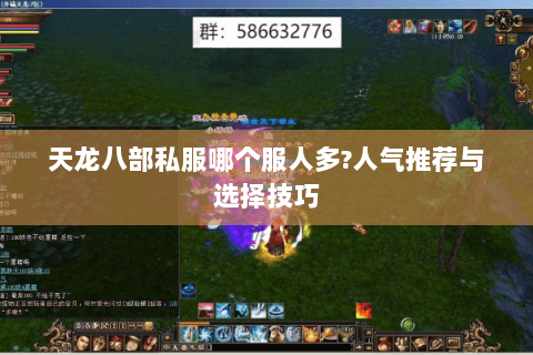 天龙八部私服哪个服人多?人气推荐与选择技巧 天龙八部私服哪个服人多?人气推荐与选择技巧