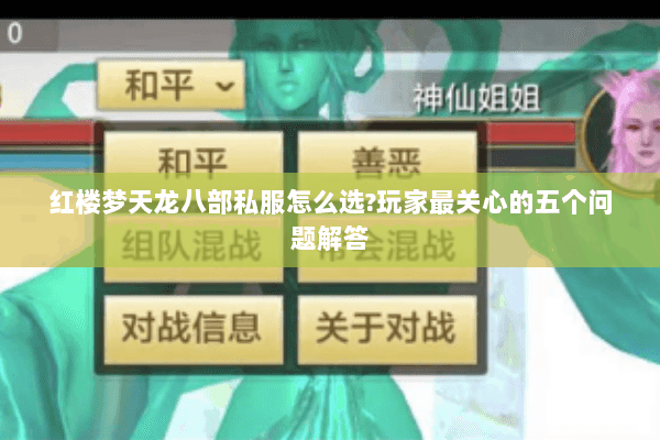 红楼梦天龙八部私服怎么选?玩家最关心的五个问题解答 红楼梦天龙八部私服怎么选?玩家最关心的五个问题解答