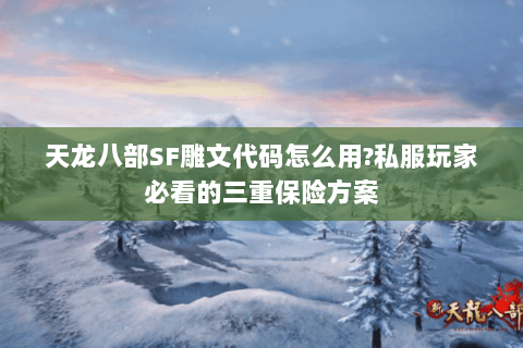 天龙八部SF雕文代码怎么用?私服玩家必看的三重保险方案 天龙八部SF雕文代码怎么用?私服玩家必看的三重保险方案