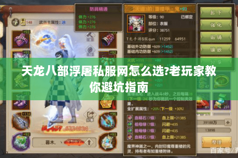 天龙八部浮屠私服网怎么选?老玩家教你避坑指南 天龙八部浮屠私服网怎么选?老玩家教你避坑指南