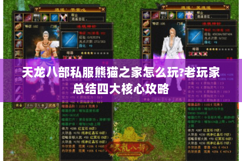 天龙八部私服熊猫之家怎么玩?老玩家总结四大核心攻略 天龙八部私服熊猫之家怎么玩?老玩家总结四大核心攻略