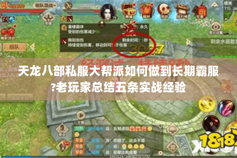 天龙八部私服大帮派如何做到长期霸服?老玩家总结五条实战经验 天龙八部私服大帮派如何做到长期霸服?老玩家总结五条实战经验