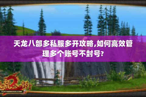 天龙八部多私服多开攻略,如何高效管理多个账号不封号? 天龙八部多私服多开攻略,如何高效管理多个账号不封号?