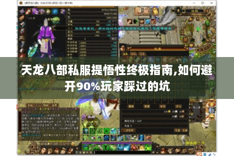天龙八部私服提悟性终极指南,如何避开90%玩家踩过的坑 天龙八部私服提悟性终极指南,如何避开90%玩家踩过的坑