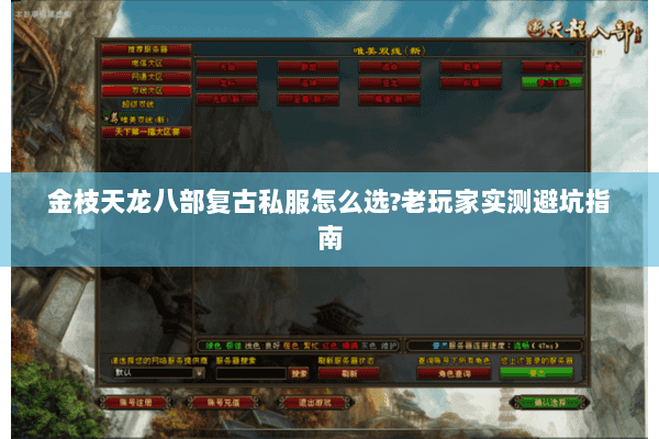 金枝天龙八部复古私服怎么选?老玩家实测避坑指南 金枝天龙八部复古私服怎么选?老玩家实测避坑指南