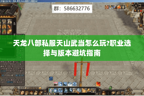 天龙八部私服天山武当怎么玩?职业选择与版本避坑指南