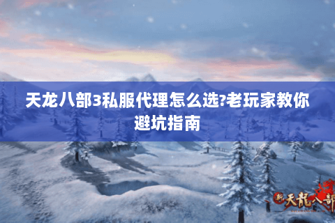 天龙八部3私服代理怎么选?老玩家教你避坑指南 天龙八部3私服代理怎么选?老玩家教你避坑指南