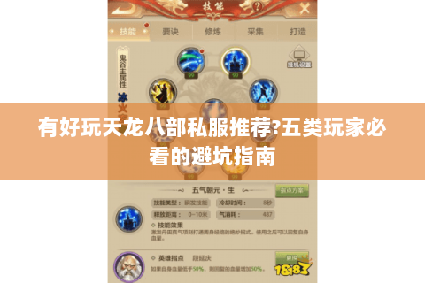 有好玩天龙八部私服推荐?五类玩家必看的避坑指南