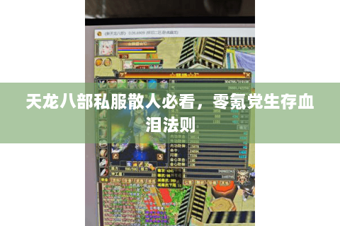 天龙八部私服散人必看,零氪党生存血泪法则 天龙八部私服散人必看,零氪党生存血泪法则