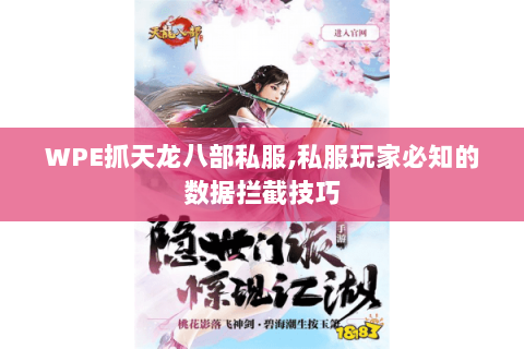 WPE抓天龙八部私服,私服玩家必知的数据拦截技巧 WPE抓天龙八部私服,私服玩家必知的数据拦截技巧