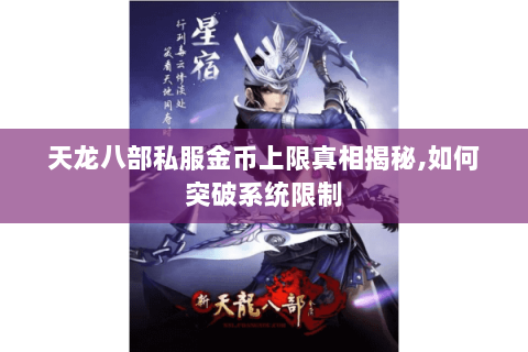 天龙八部私服金币上限真相揭秘,如何突破系统限制