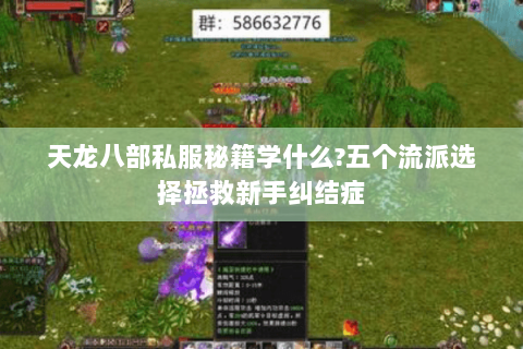 天龙八部私服秘籍学什么?五个流派选择拯救新手纠结症