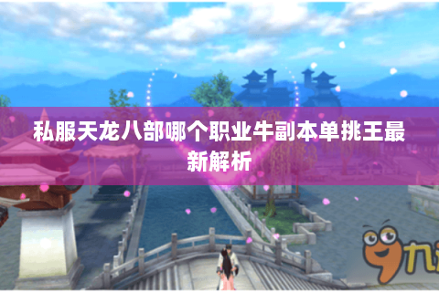 私服天龙八部哪个职业牛副本单挑王最新解析 私服天龙八部哪个职业牛副本单挑王最新解析